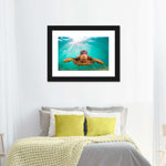 Maui Green Turtle Wall Art