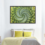 Spiral Succulent Wall Art