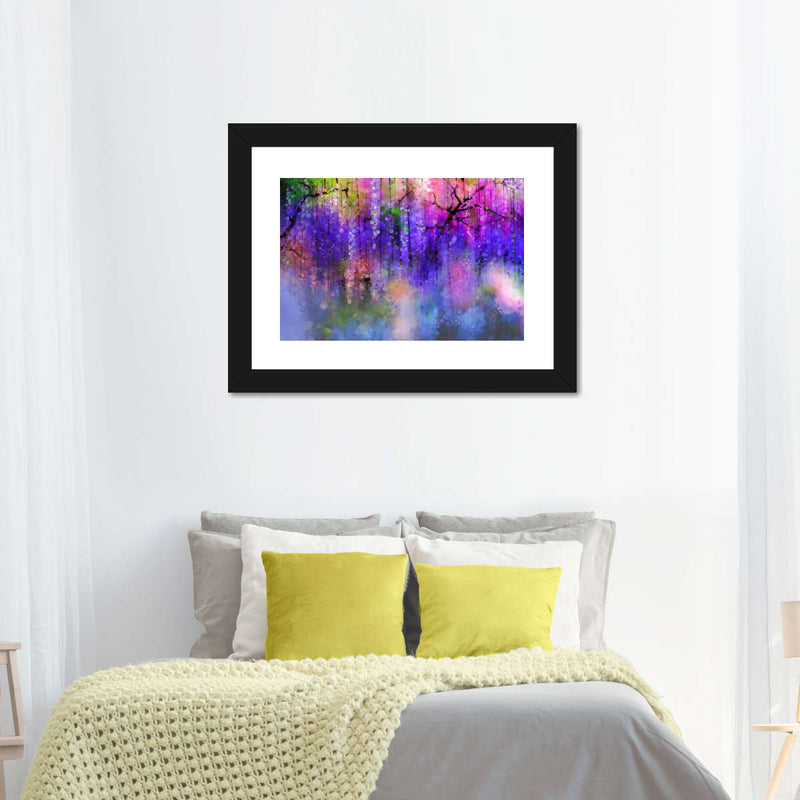 Spring Landscape Abstract Wall Art