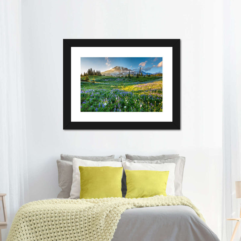 Springtime At Mount Rainier Wall Art