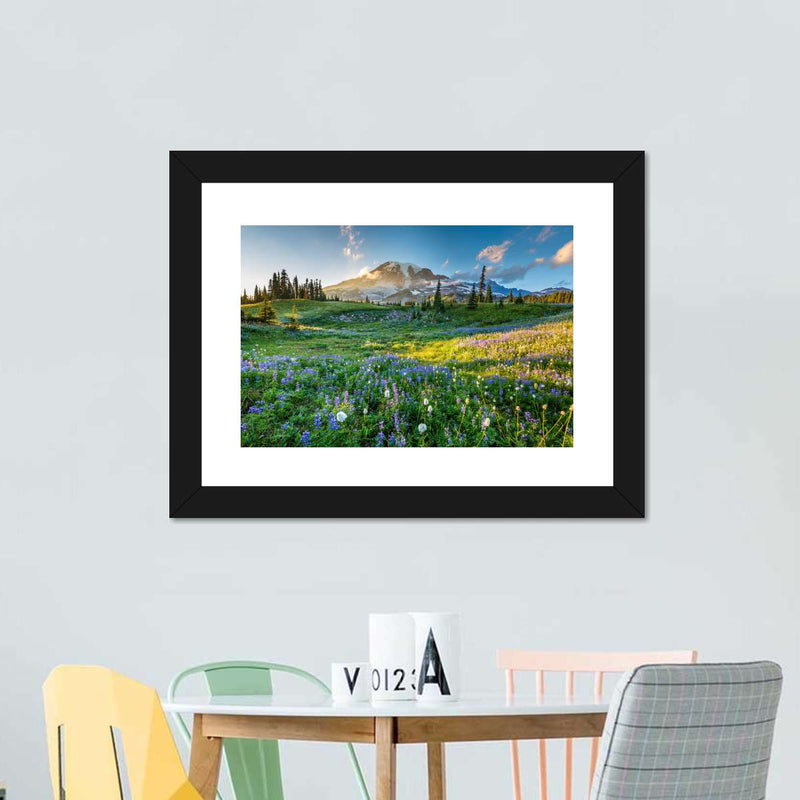 Springtime At Mount Rainier Wall Art