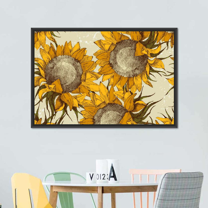 Yellow Sunflowers Wall Art