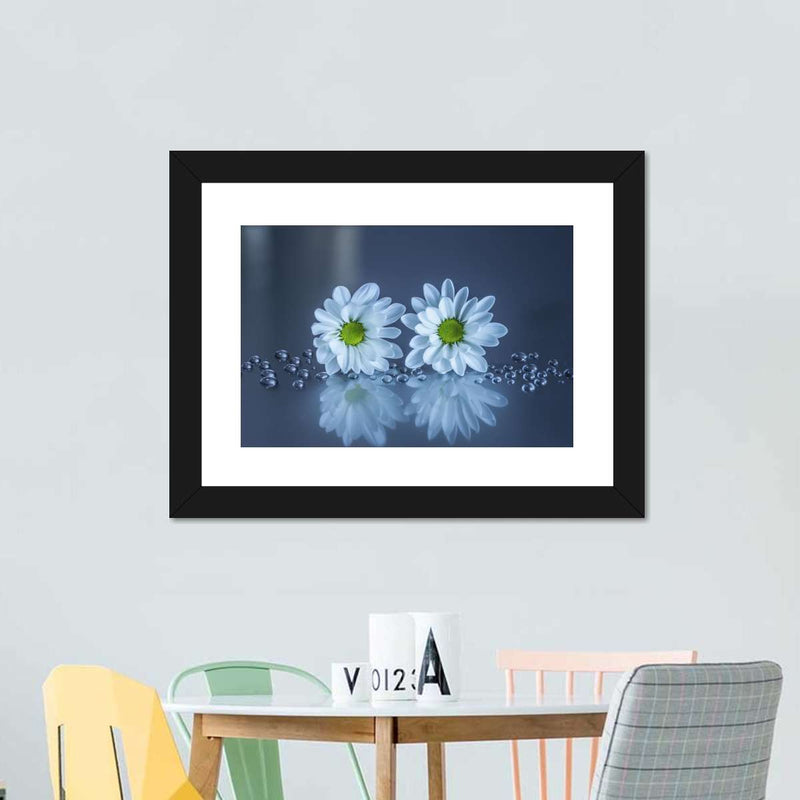 White Daisies Wall Art