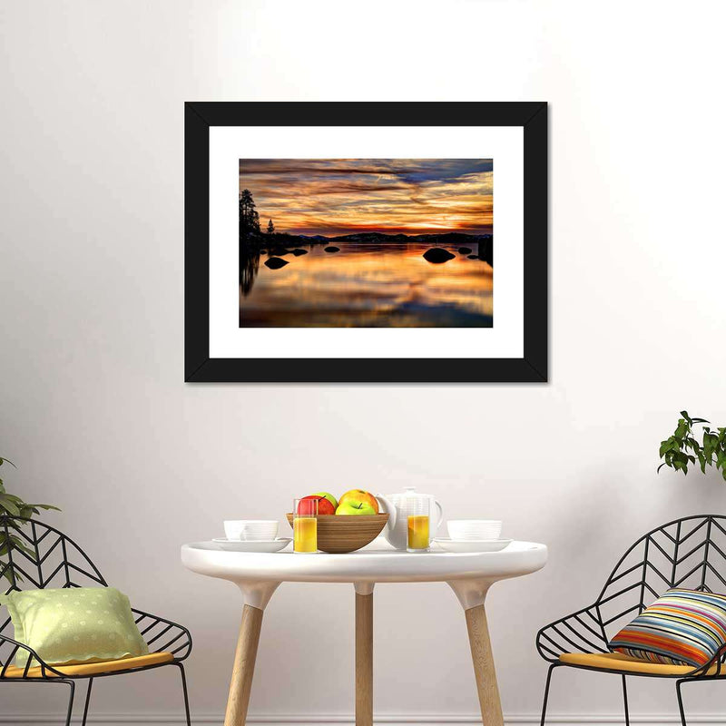 Lake Tahoe Granite Boulders Wall Art