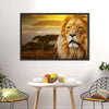 Lion In African Safari Wall Art