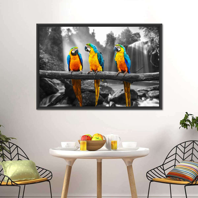 Macaw Friends Pop Wall Art