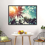 Vintage Style Palm Trees Wall Art
