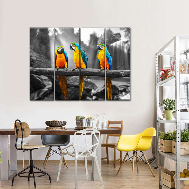 Macaw Friends Pop Wall Art