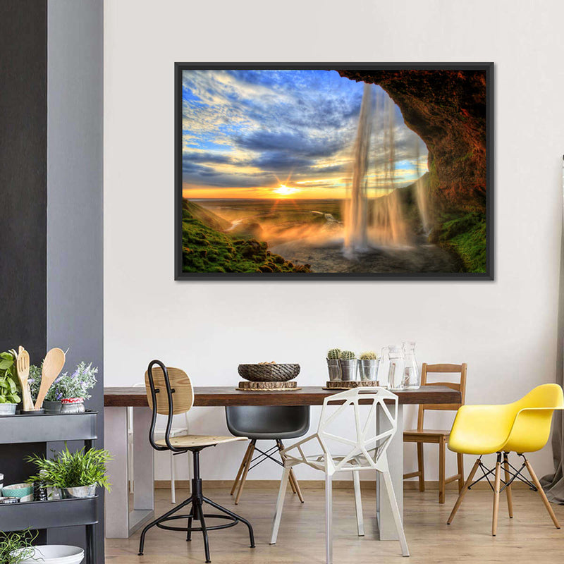 Mountain Waterfall Wall Art