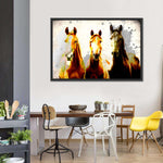 Three Horse Heads Wall Art