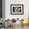 Textured White Tiger Wall Art
