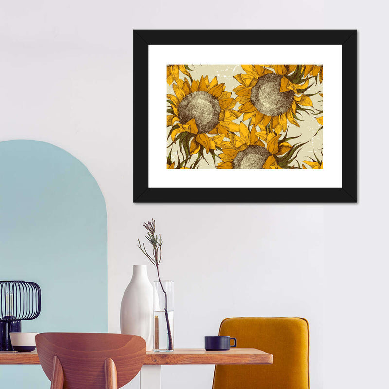 Yellow Sunflowers Wall Art