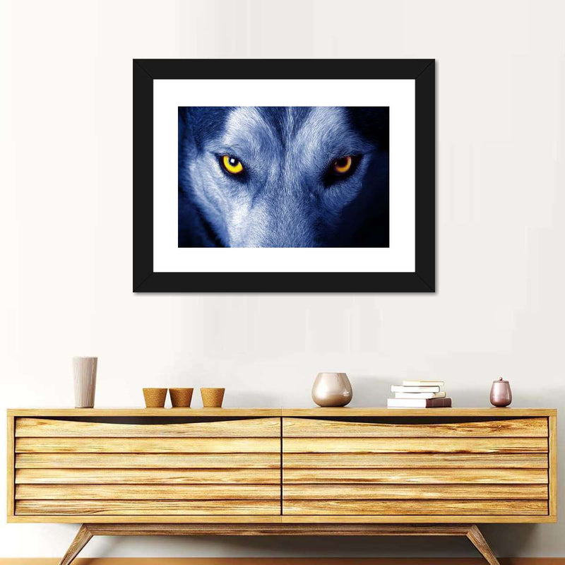 Mystic Wolf Eyes Wall Art