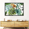 Wild Monstera Leaves Wall Art
