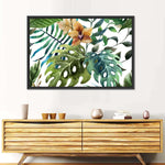 Wild Monstera Leaves Wall Art