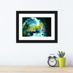 Thai Cave Waterfall Wall Art
