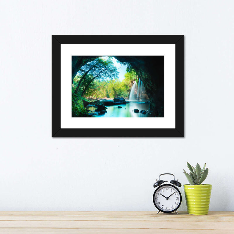 Thai Cave Waterfall Wall Art