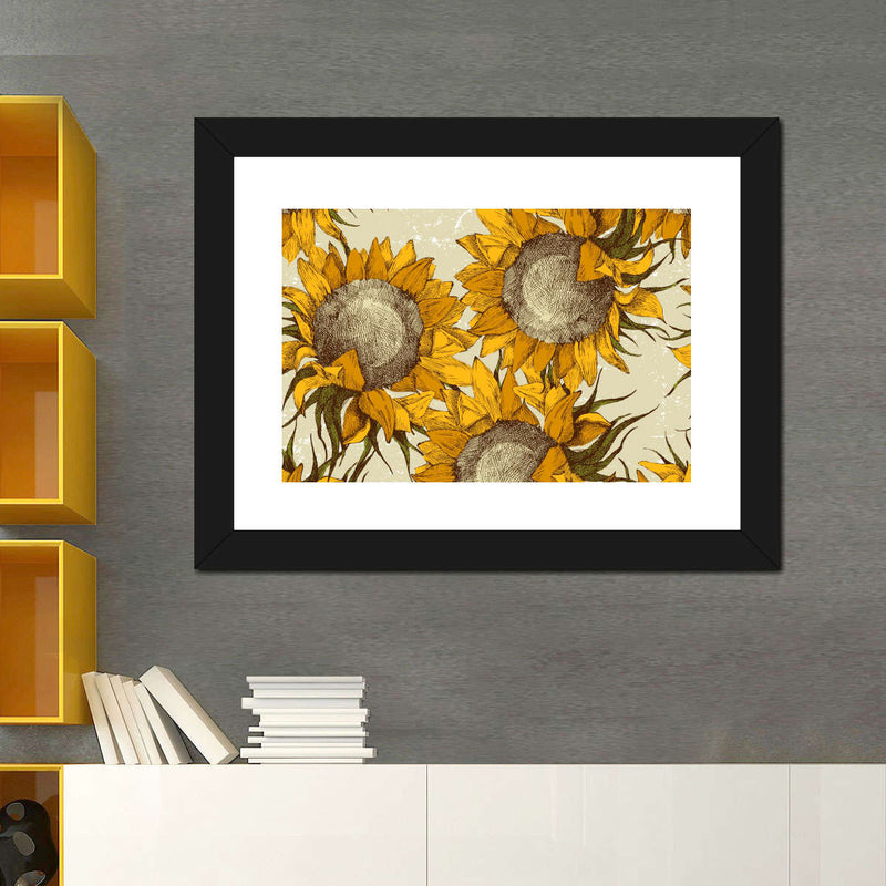 Yellow Sunflowers Wall Art