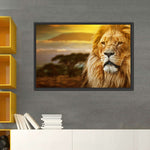 Lion In African Safari Wall Art