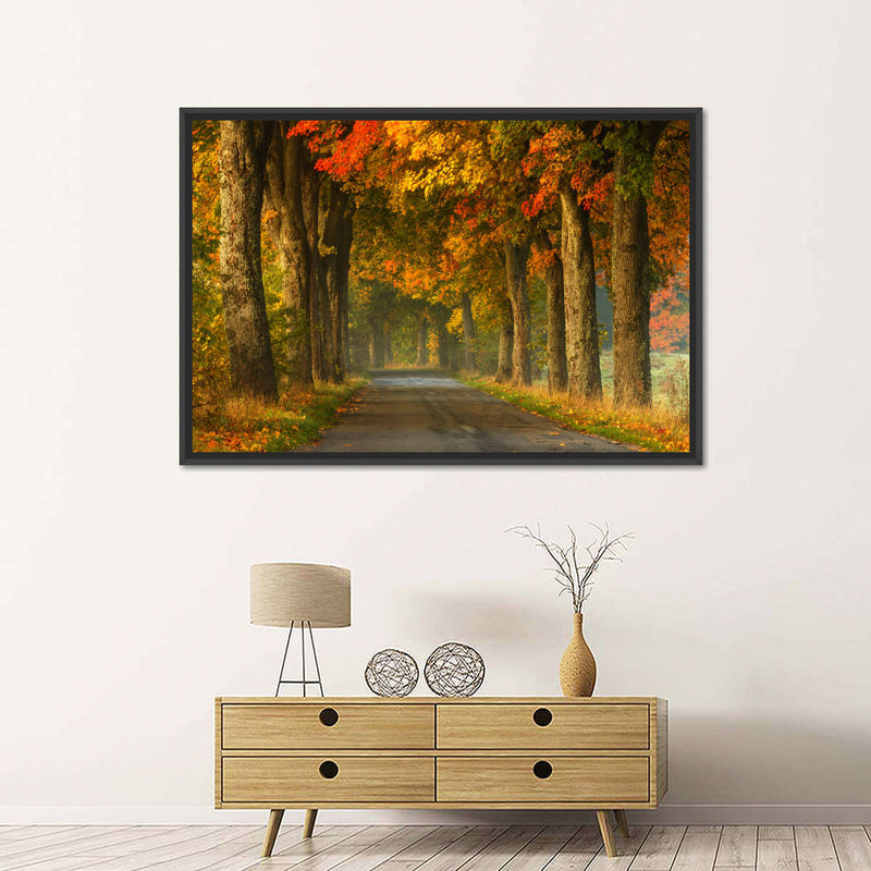 Polish Autumn Road Wall Art