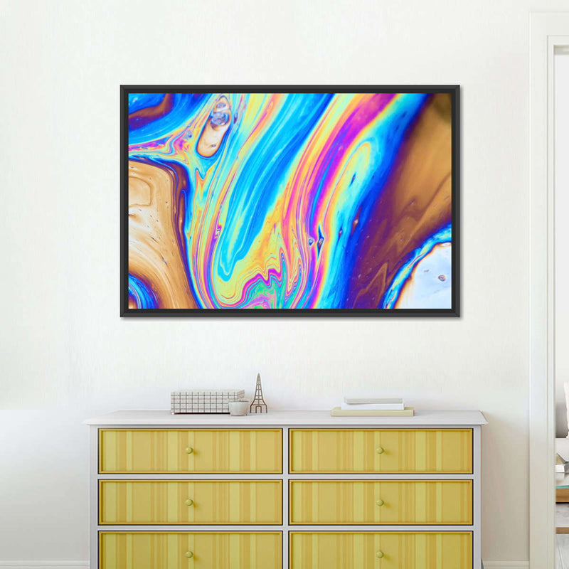 Oil And Water Abstract Wall Art