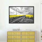 Pop Yellow Flower Field Wall Art