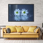 White Daisies Wall Art