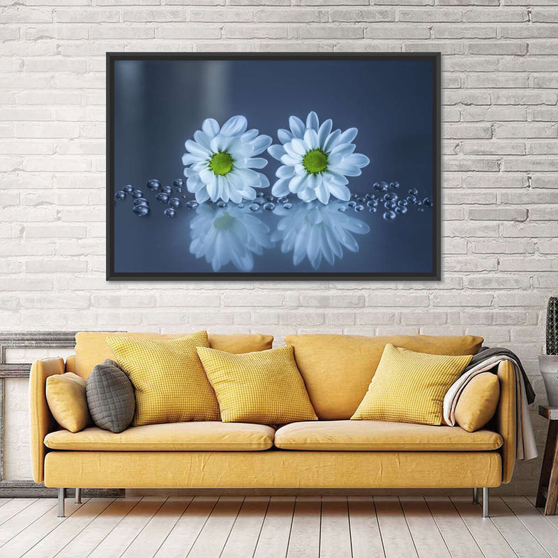 White Daisies Wall Art