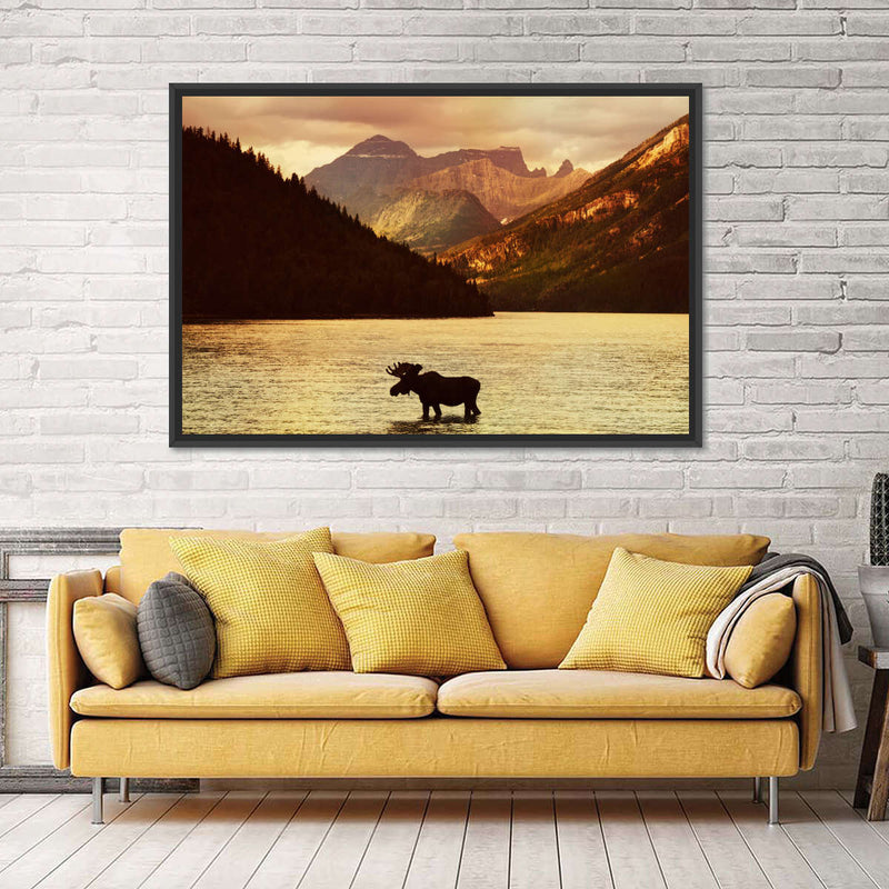 Lake Moose Wall Art