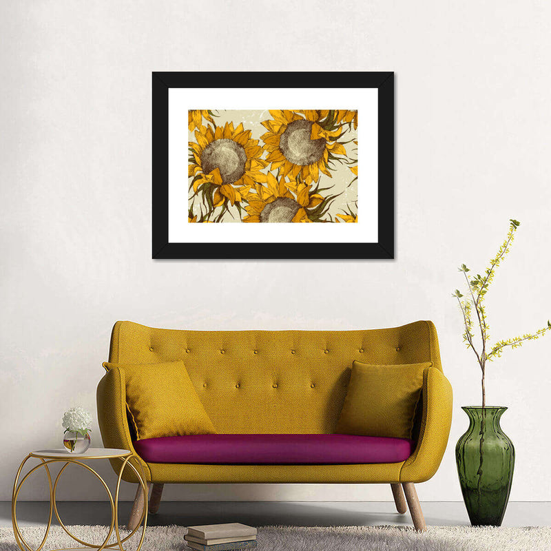 Yellow Sunflowers Wall Art