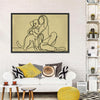 Woman Loving Dog Wall Art