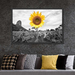 Pop Golden Sunflower Wall Art