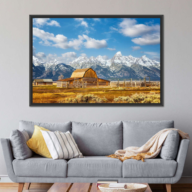 Teton Range Moulton Barn Wall Art