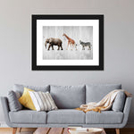 Wooden Safari Wall Art