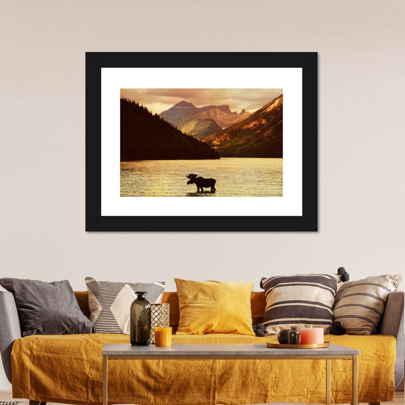 Lake Moose Wall Art