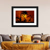 Silhouetted African Giraffes Wall Art