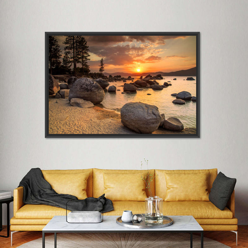 Lake Tahoe Twilight Wall Art