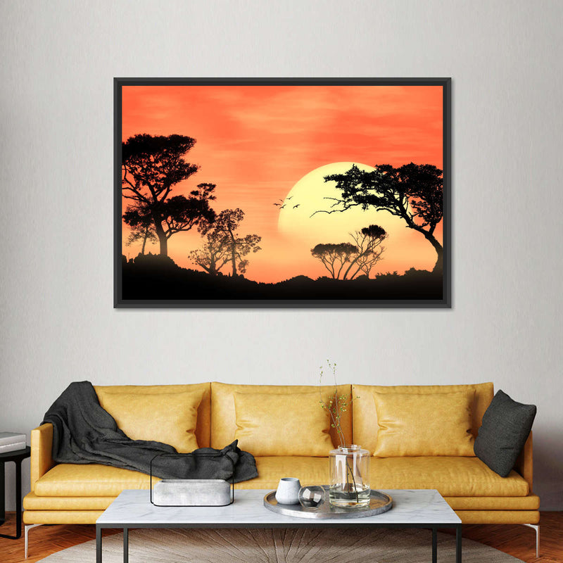 Sunrise In Africa Wall Art