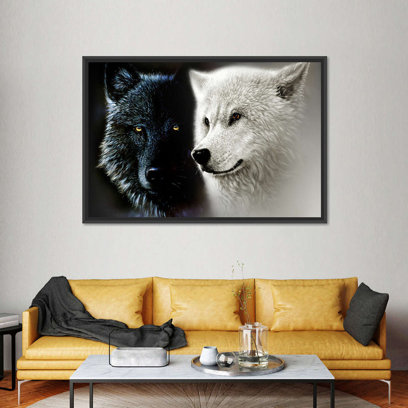 Tale Of Two Wolves Wall Art