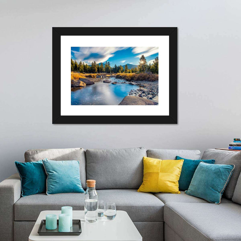 Yosemite River Stream Wall Art