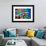 Vivid Sea Life Wall Art