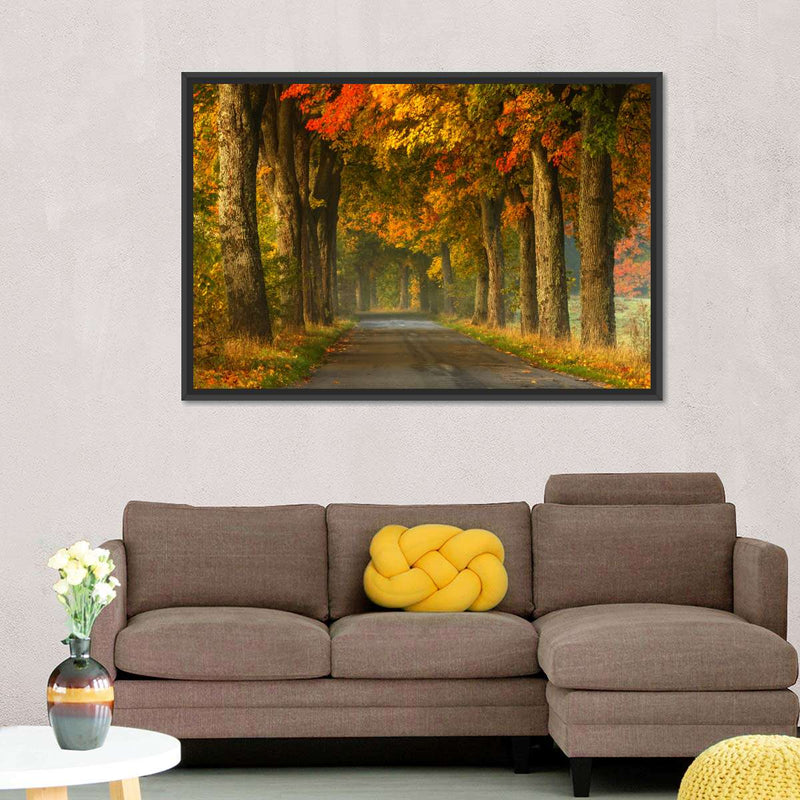 Polish Autumn Road Wall Art