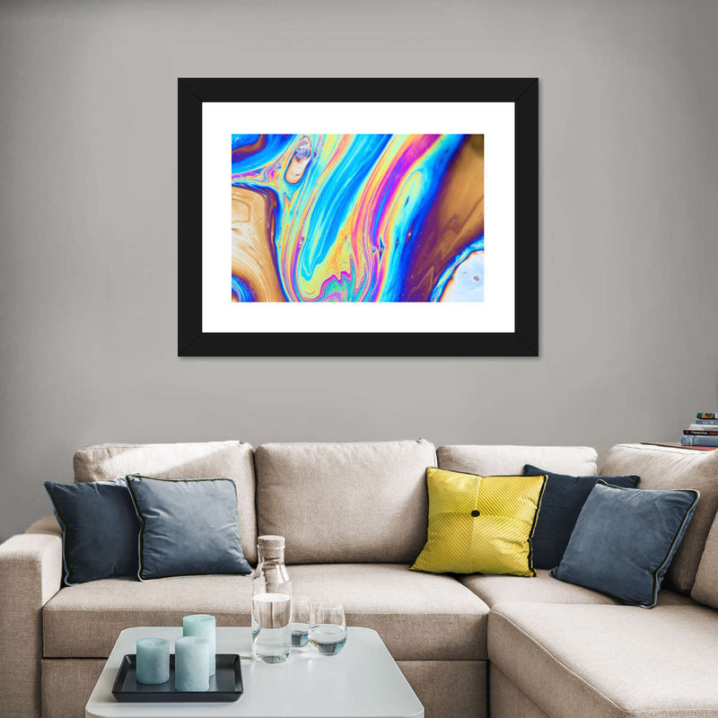 Oil And Water Abstract Wall Art