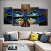 Prismatic Dragonfly Wall Art