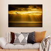 Golden Ocean Sky Wall Art