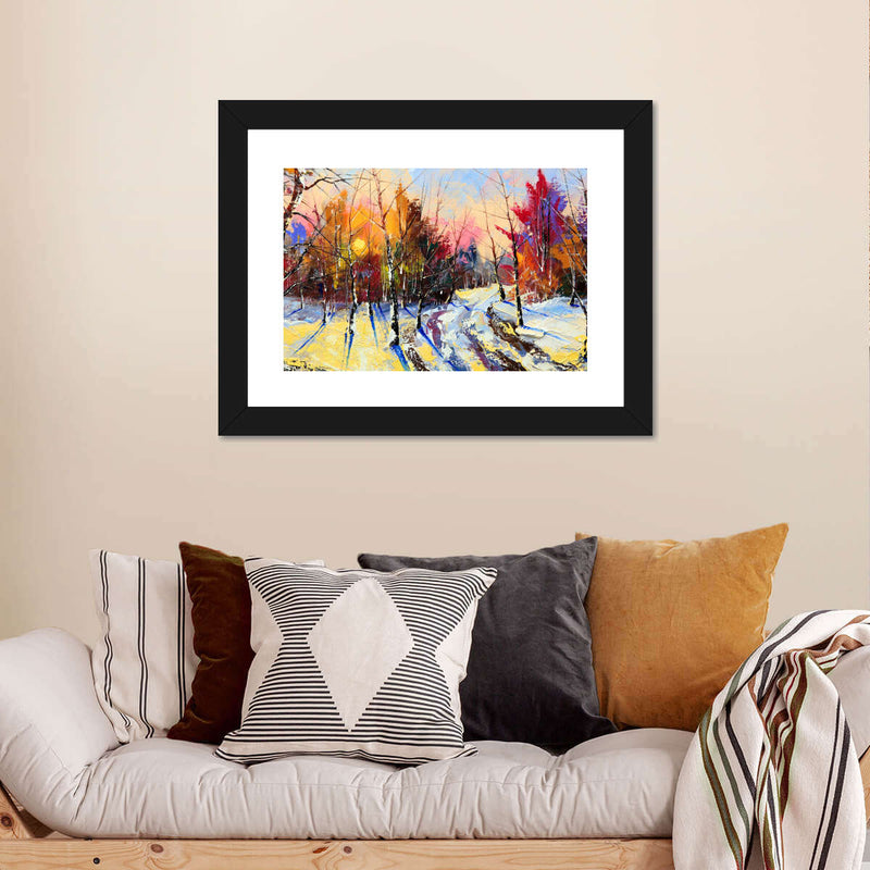 Snowy Forest Wall Art