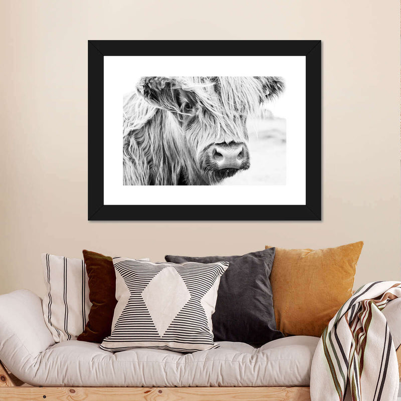 Long Haired Cow Wall Art