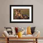 Safari Cheetah Family Wall Art