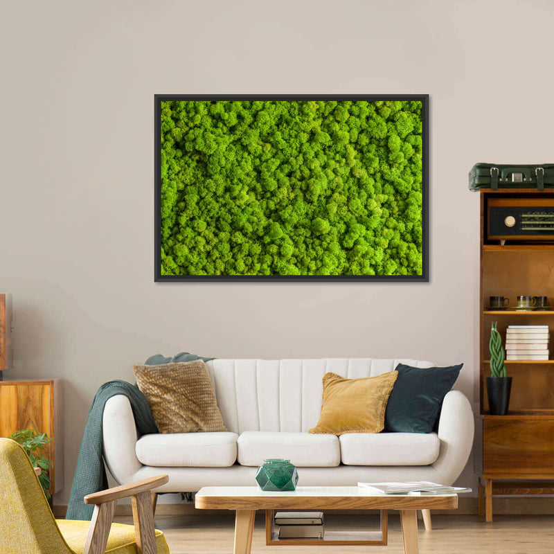 Green Reindeer Moss Wall Art