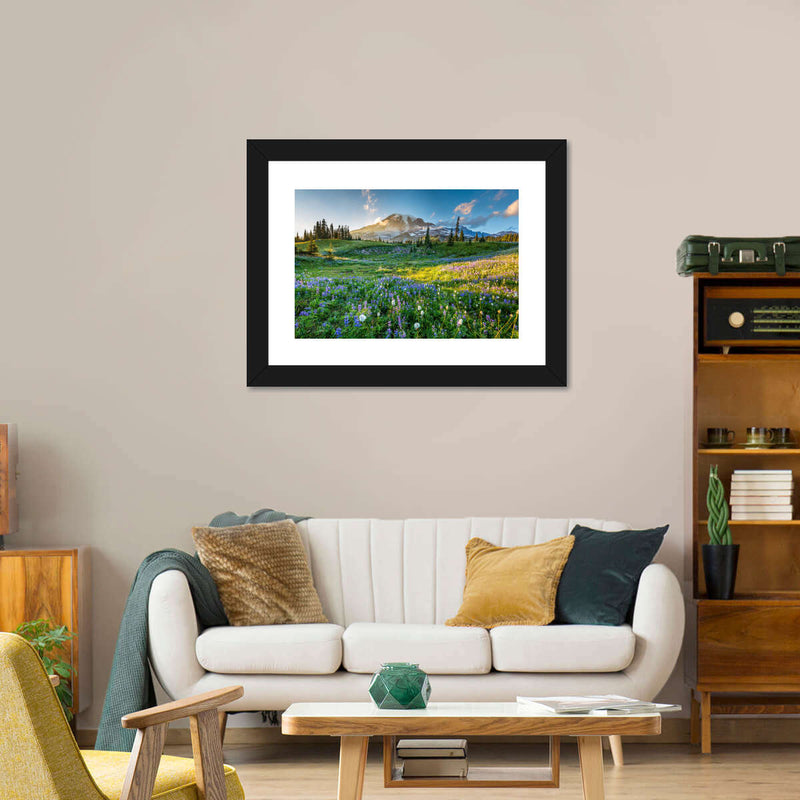 Springtime At Mount Rainier Wall Art